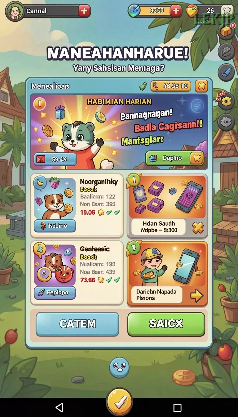 Cuplikan layar 98SPIN — pengaturan akun