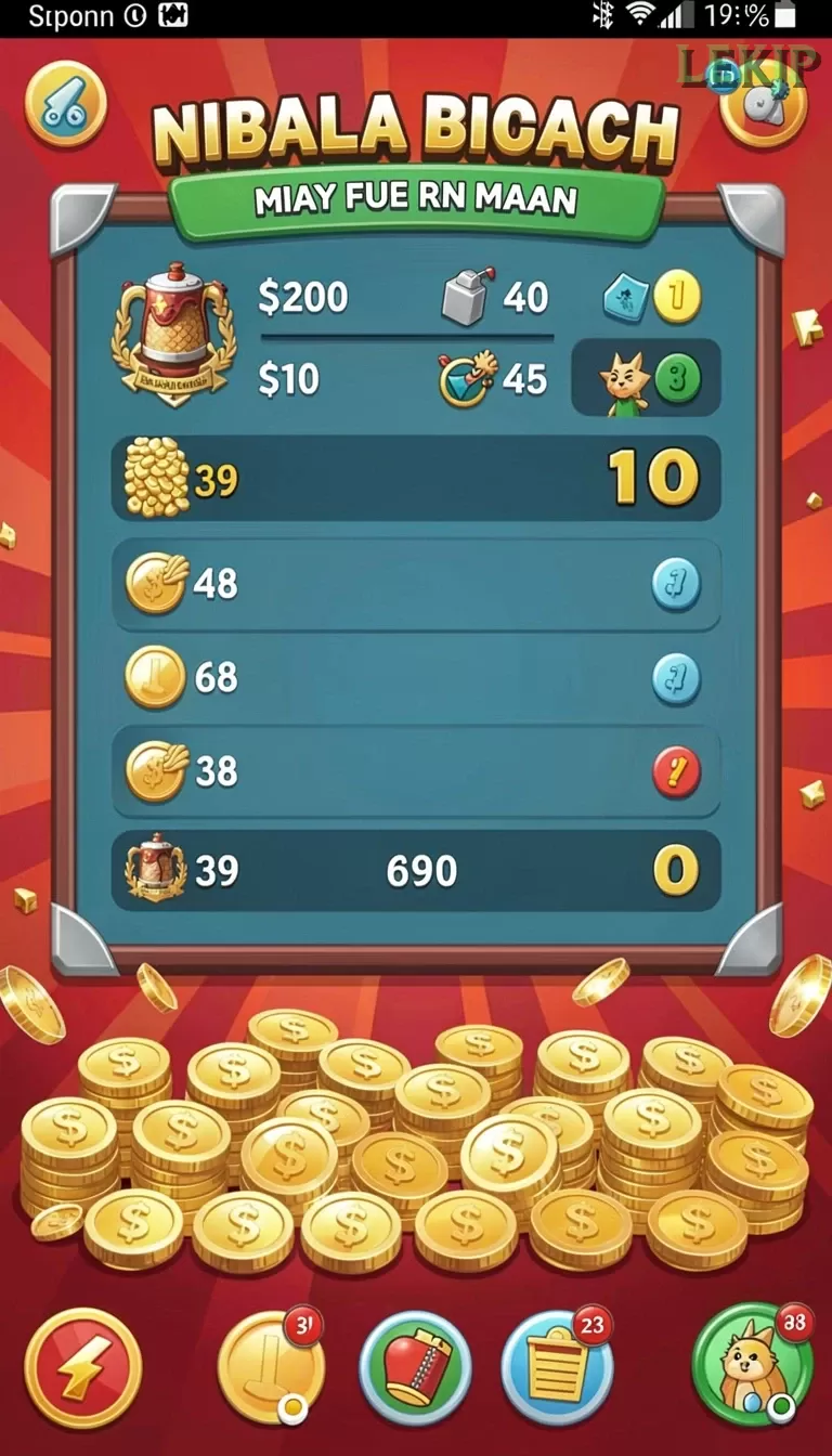 Cuplikan layar KERISTOTO77 — menu navigasi